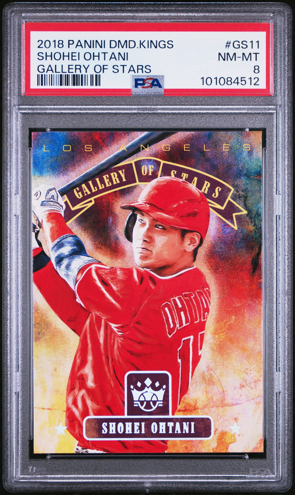 2018 Panini Diamond Kings - Shohei Ohtani - Gallery of Stars Rookie Card #GS11 - PSA Graded Card