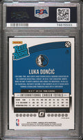 2018 Panini Donrus Optic - Luka Doncic - Rookie - Holo blue Velocity - #177 - PSA Graded Card