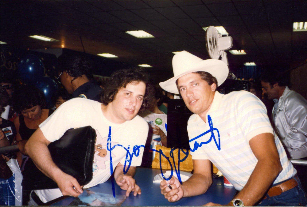 George Strait Country Musician Authentic Signed 4x6 Type 1 Photo JSA #CJ41551