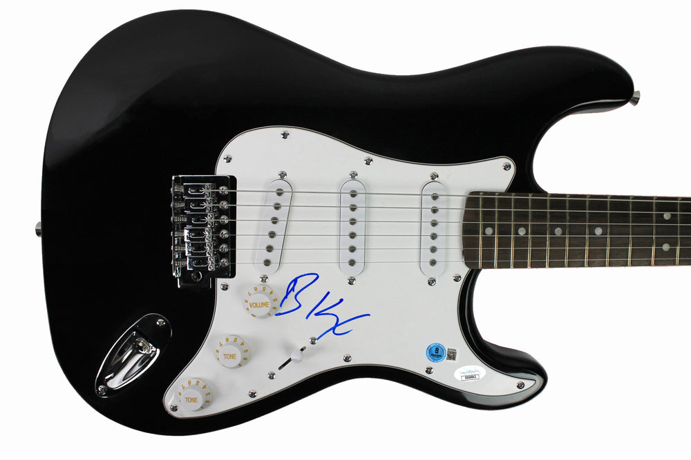 Billy Idol Authentic Signed Black Electric Guitar Autographed BAS #BU55054