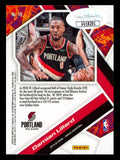 Blazers Damian Lillard Signed 2019 Panini Mosaic WTW #19 Card JSA #UU18291