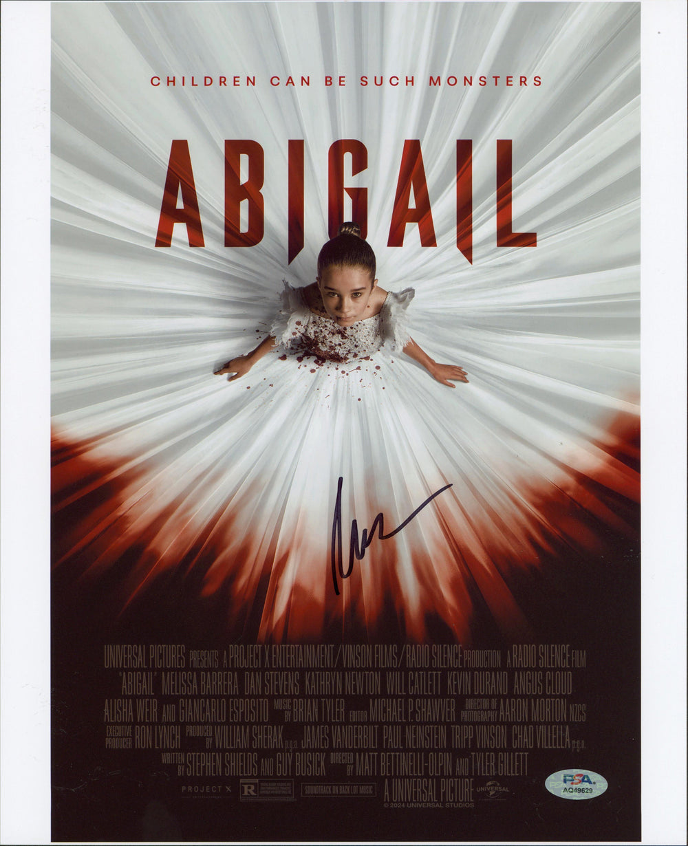 Matt Bettinelli-Olpin Abigail Authentic Signed 11x14 Photo PSA/DNA #AQ49629
