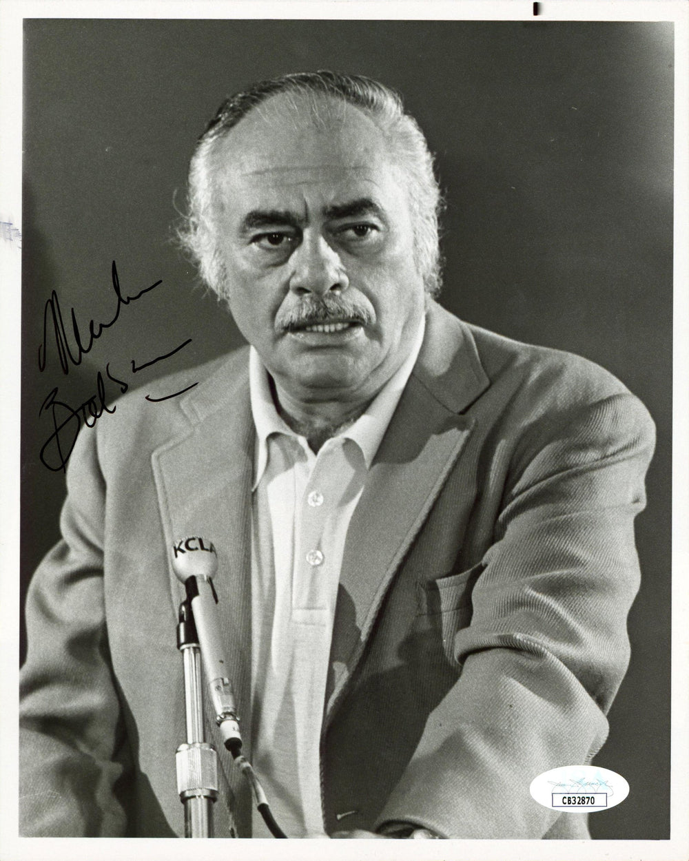 Martin Balsam Psycho Authentic Signed Vertical 7x9 Photo JSA #CB32870