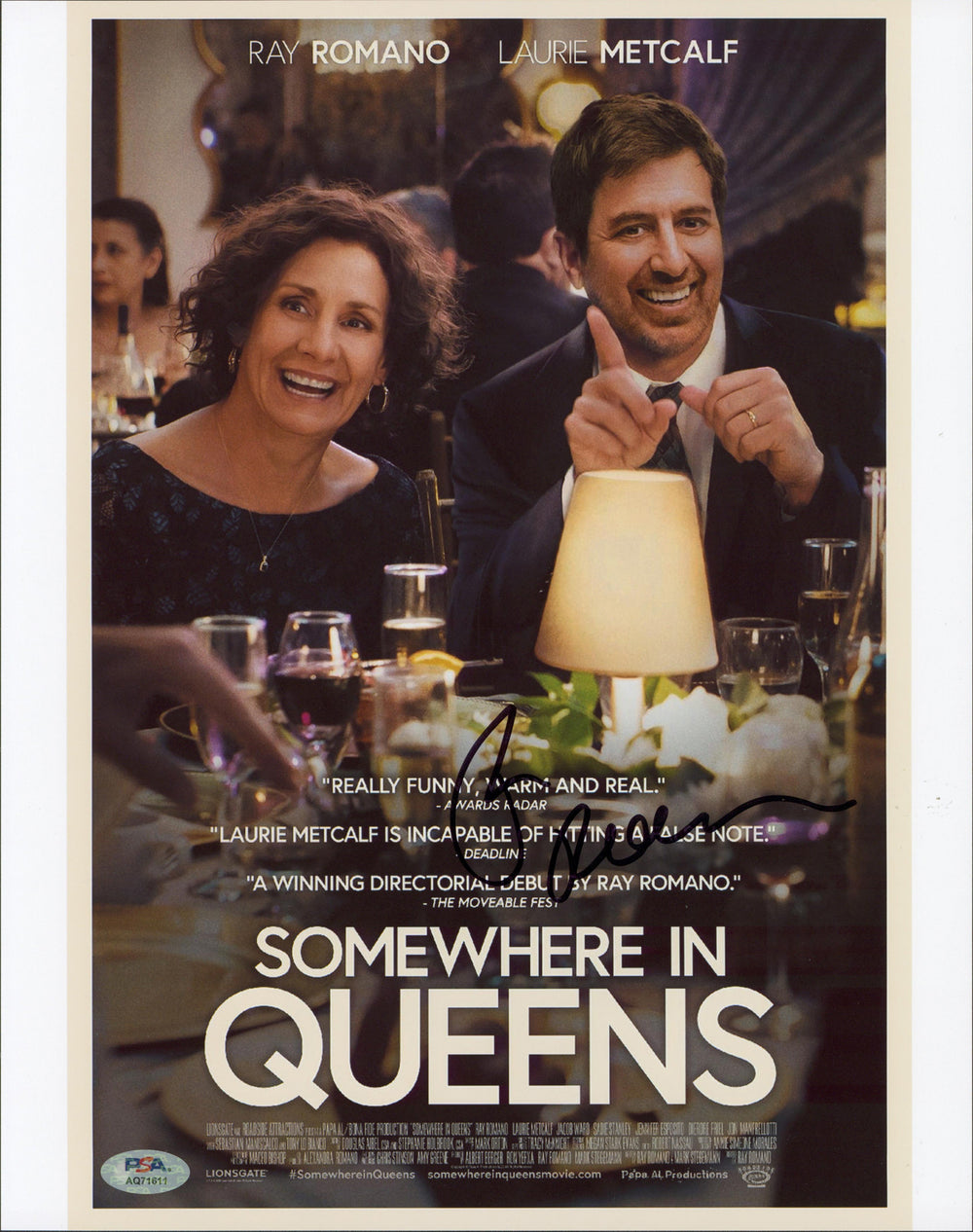 Ray Romano Somewhere In Queens Authentic Signed 11x14 Photo PSA/DNA #AQ71611