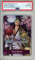 One Piece Graded: Zoro-Juurou OP05-067 Championship 25-26 Event Pack PSA 10