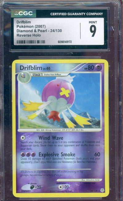 CGC 9 DRIFBLIM REVERSE HOLO