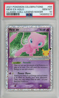 Pokemon Graded: Mew ex 88/92 Classic Collection (2021) Holo PSA 10