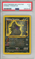 Pokemon Graded: Shining Tyranitar 113/105 Neo Destiny (2002) Secret Rare PSA 5