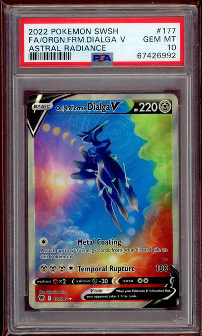 PSA 10 DIALGA ORIGIN FORM ASTRAL RADIANCE