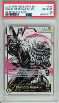 One Piece Graded: Charlotte Katakuri OP03-009 Pillars Of Strength Alt Art PSA 10