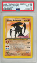 Pokemon Graded: Shining Kabutops 1st Edition 108/105 Neo Destiny (2002) PSA 10