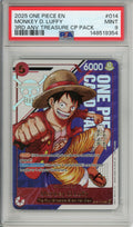 One Piece Graded: Monkey D. Luffy ST21-014 3rd Anniversary CP Pack PSA 9