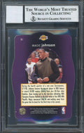 Lakers Magic Johnson Signed 1996 SPX #24 Card Auto Graded Gem Mint 10! BAS Slab