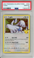 Pokemon Graded: Lugia 22/25 Celebrations (2021) Holo PSA 10