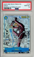 One Piece Graded: Sanji Manga Alt Art OP06-119 Premium Booster 2 PSA 10