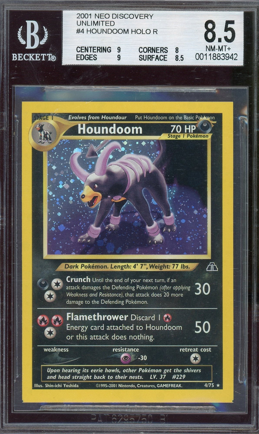 BGS 8.5 Houndoom Holo R