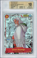 One Piece Graded: Silvers Rayleigh Manga Alt Art OP08-118 Two Legends Beckett 10
