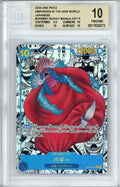 One Piece Graded: JP Buggy Manga Alt Art OP09-051 Emperors In The New World Beckett 10