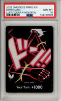 One Piece Graded: Don!! Card Luffy Gear 4 Holo PSA 10