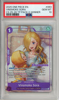 One Piece Graded: Vinsmoke Sora OP06-063 Championship 25-26 Winner PSA 10
