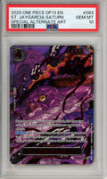 One Piece Graded: St. Jaygarcia Saturn OP13-083 Special Alternate Art PSA 10