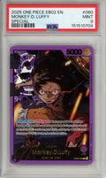 One Piece Graded: Monkey.D.Luffy OP05-060 Extra Booster: Anime 25th Collection PSA 9