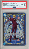 One Piece Graded: Sanji OP06-119 Special Alternate Art PSA 10