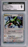 Pokemon Graded: Rayquaza ex 97/97 EX Dragon (2003) Holo CGC 9