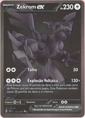 Pokemon Single: Portuguese Zekrom ex 172/86 Black Bolt (2025) Black Monochrome NM