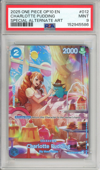 One Piece Graded: Charlotte Pudding St12-012 Special Alternate Art PSA 9
