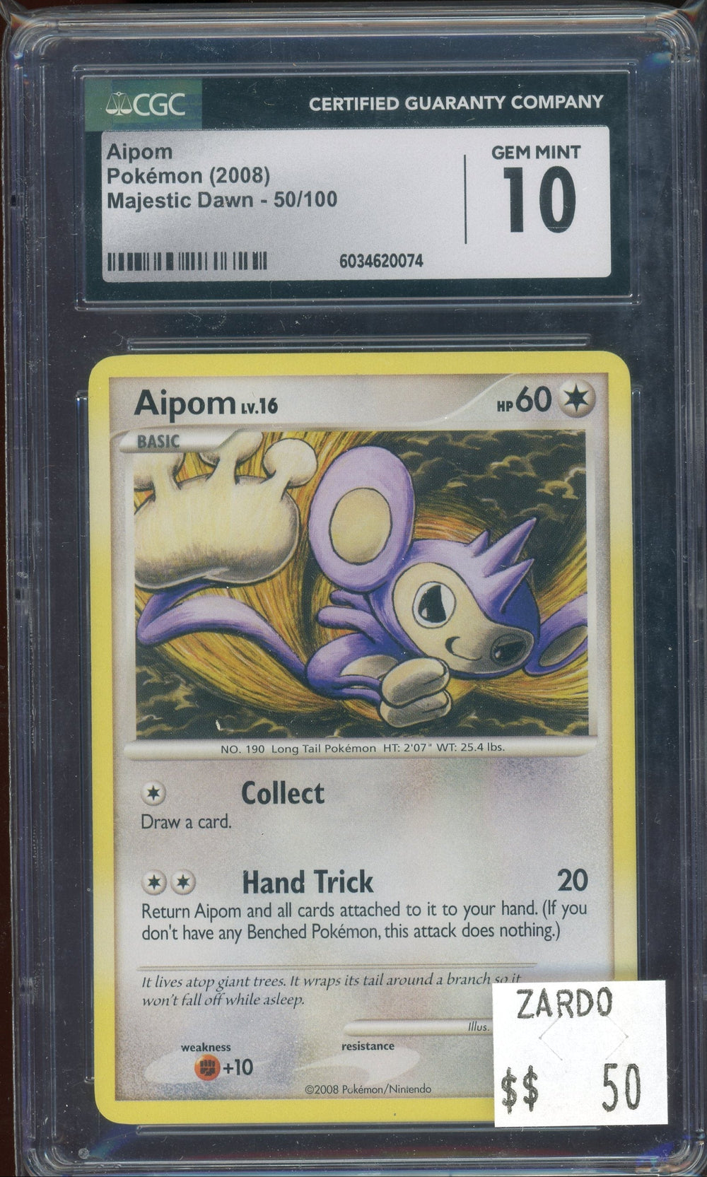 CGC 10 AIPOM MAJESTIC DAWN