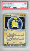 Pokemon Graded: Raichu ex 98/100 Sandstorm (2003) Holo PSA 8