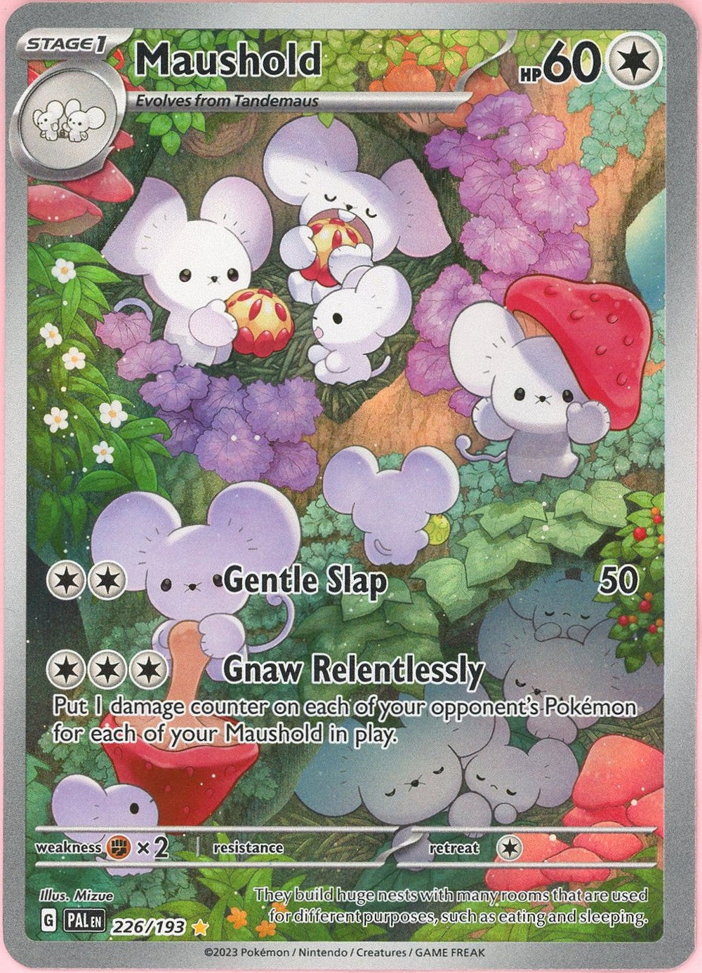 Pokemon Single: Maushold 226/193 Paldea Evolved (2023) IR NM