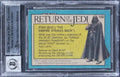 (10) Ronzani +9 Signed 1983 Star Wars ROTJ #148 Card Auto Grade 10! BAS Slabbed