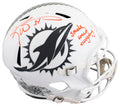 Dolphins Ricky Williams "SWE" Signed STS III Full Size Speed Rep Helmet JSA Wit