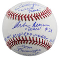 Major League (3) Sheen, Berenger & Bernsen w/ Insc Signed Oml Baseball BAS Wit 1