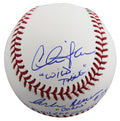 Major League (3) Sheen, Berenger & Bernsen w/ Insc Signed Oml Baseball BAS Wit 1