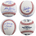 Major League (3) Sheen, Berenger & Bernsen Signed Oml Baseball W/ Case BAS Wit 2