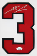 Braves Ronald Acuna Jr. Signed White Majestic Framed Jersey JSA 2