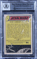 (3) Donaldson +2 "Jawa" Signed 2015 Star Wars JTTFA #24 Card Auto 10 BAS Slab