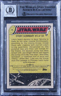 (3) Weber +2 "Jawa" Signed 2015 Star Wars JTTFA #24 Card Auto 10! BAS Slabbed