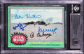 (5) Waye, Glover, Shillingford +2 Signed 1977 Star Wars #218 Card BAS Slabbed
