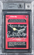 (3) Huston +2 Signed 1997 Star Wars Cloud City #161 Card Auto 10! BAS Slabbed
