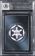 (3) Huston +2 Signed 1997 Star Wars Death Star II #86 Card Auto 10! BAS Slabbed