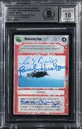 (3) Huston +2 Signed 1998 Star Wars SE #177 Card Auto Grade GM 10! BAS Slabbed