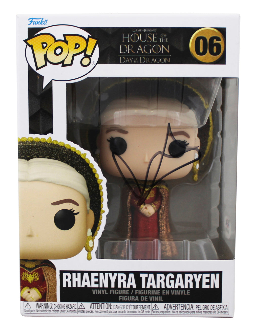 Milly Alcock House Of The Dragon Signed #06 Funko Pop Vinyl Figure PSA #AM49288