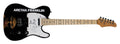 Aretha Franklin Authentic Signed Glarry Black Electric Guitar PSA/DNA #AE84459