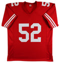 Patrick Willis "HOF 24" Authentic Signed Red Pro Style Jersey BAS Witnessed 2