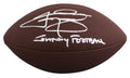 Texas A&M Johnny Manziel "Johnny Football" Signed Super Grip Football BAS Wit
