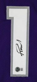 Domantas Sabonis Authentic Signed Purple Pro Style Jersey BAS Witnessed 2